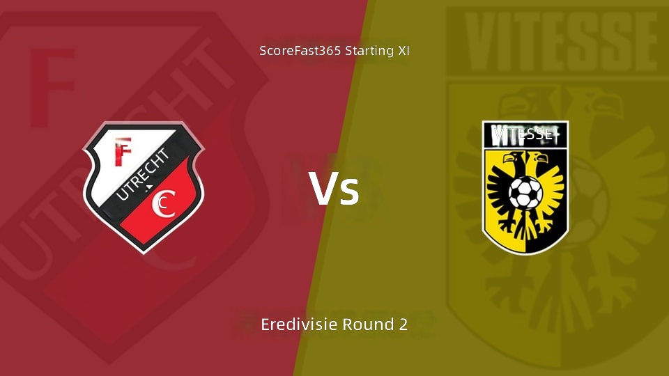 [Eredivisie] Utrecht Young Team vs Vitesse Starting Lineup (August 18, 2026)