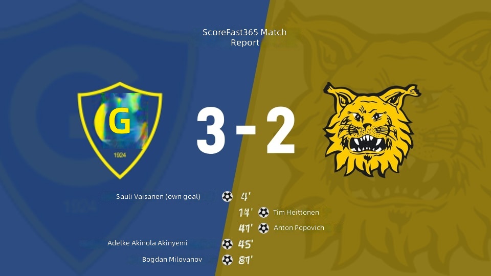 [الجولة 20 من فيكاوسليغا] نتيجة مباراة غنيستان ضد إلفيس: غنيستان (3-2) إلفيس