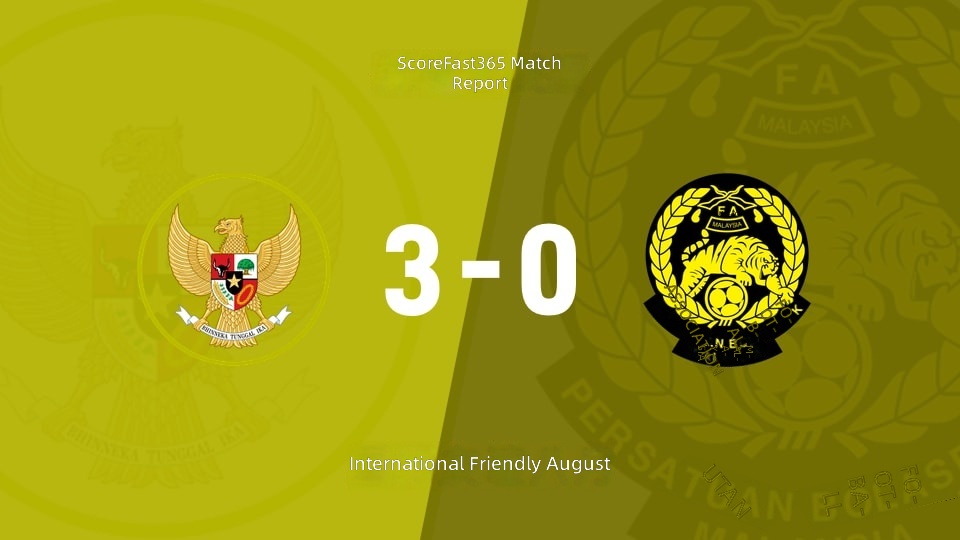 Amistoso Internacional de Agosto: Resultado del Equipo Femenino Sub-17 de Indonesia vs Equipo Femenino Sub-17 de Malasia: Equipo de Indonesia Sub-17 (3-0) Equipo de Malasia Sub-17